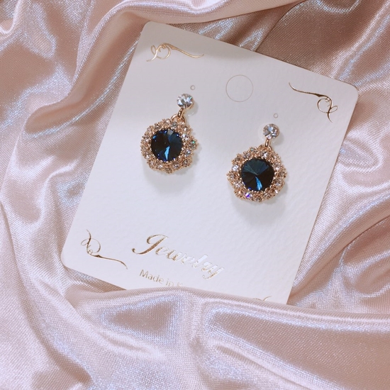 Fashionable Cubic Earrings Point Cycle Good Bling 