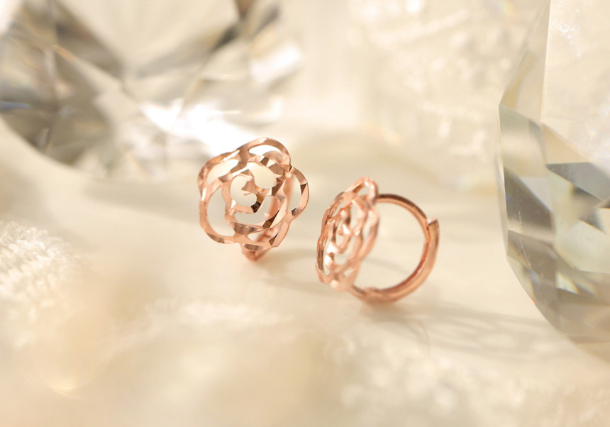 <b><p>Rubbing Than flowers you One tch earr 14k</p></b><b><p>ブルリング 花より あなた ワンタッチ イヤ 14k シンプル デイリー ピンクゴールド</p></b><br /><br /><p align='center'>