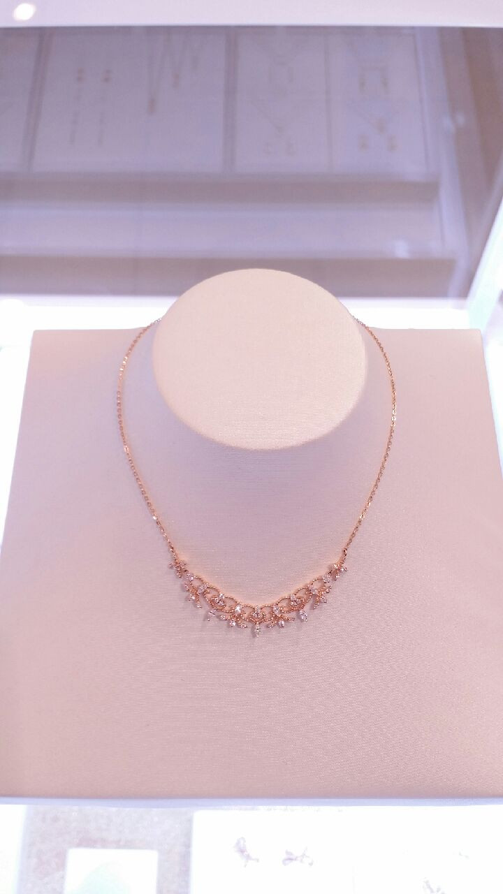 Stonehenge 14k Rose Gold Victorian Necklace T0401