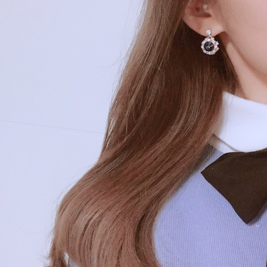 Fashionable Cubic Earrings Point Cycle Good Bling 