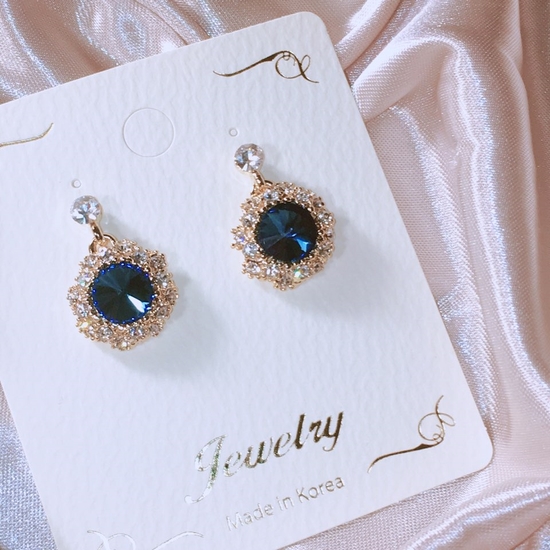 Fashionable Cubic Earrings Point Cycle Good Bling 