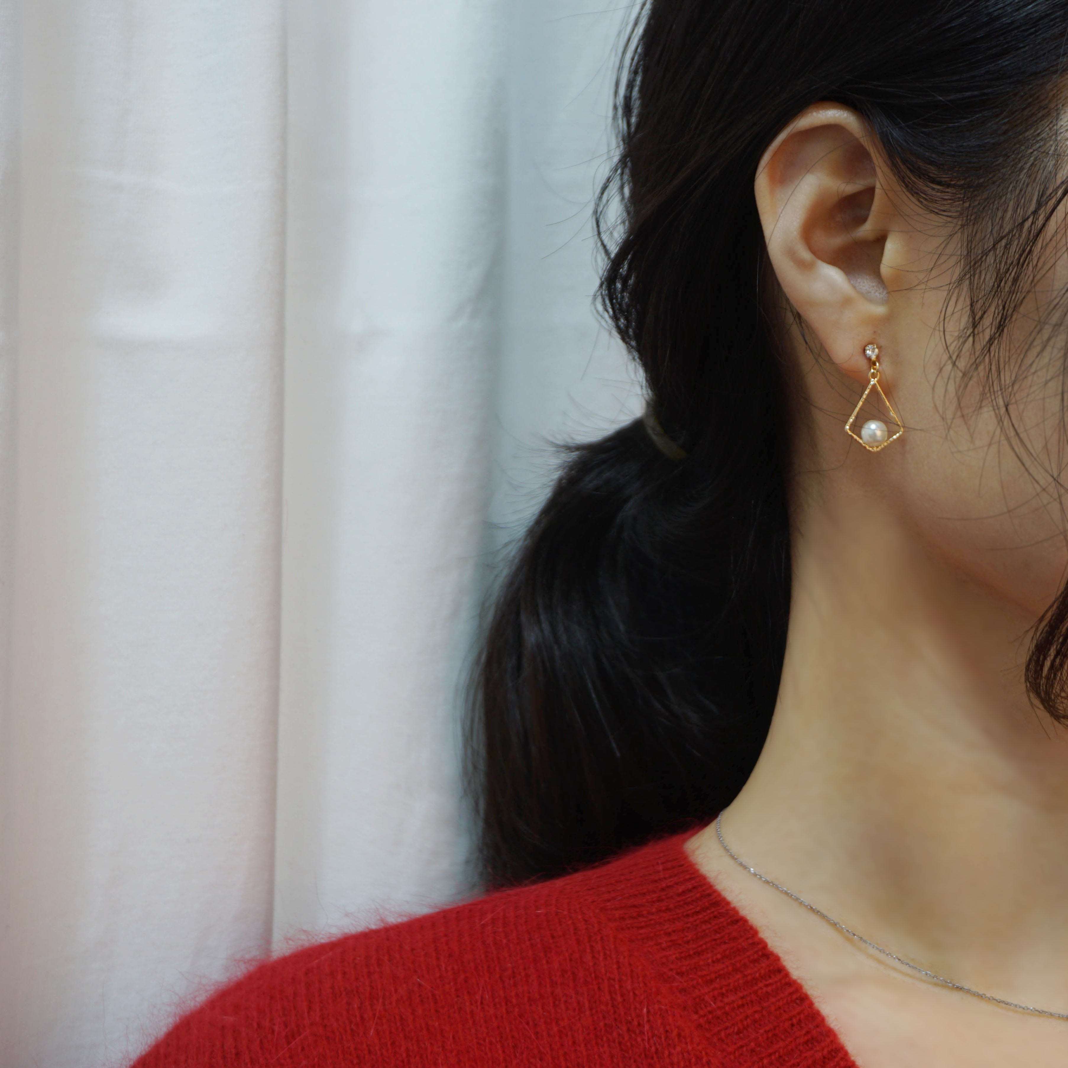 Simple earrings 10 species 5,000 won Women's gi