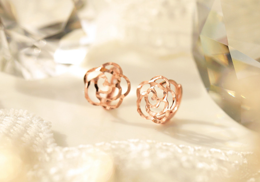 <b><p>Rubbing Than flowers you One tch earr 14k</p></b><b><p>ブルリング 花より あなた ワンタッチ イヤ 14k シンプル デイリー ピンクゴールド</p></b><br /><br /><p align='center'>