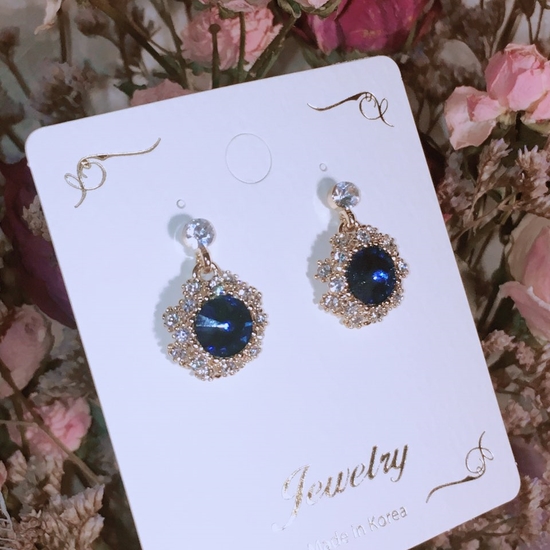 Fashionable Cubic Earrings Point Cycle Good Bling 