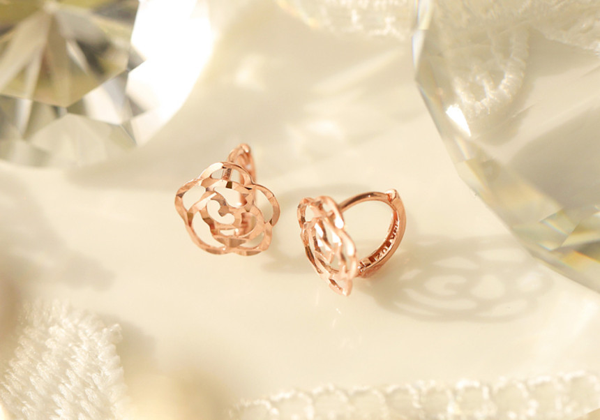 <b><p>Rubbing Than flowers you One tch earr 14k</p></b><b><p>ブルリング 花より あなた ワンタッチ イヤ 14k シンプル デイリー ピンクゴールド</p></b><br /><br /><p align='center'>
