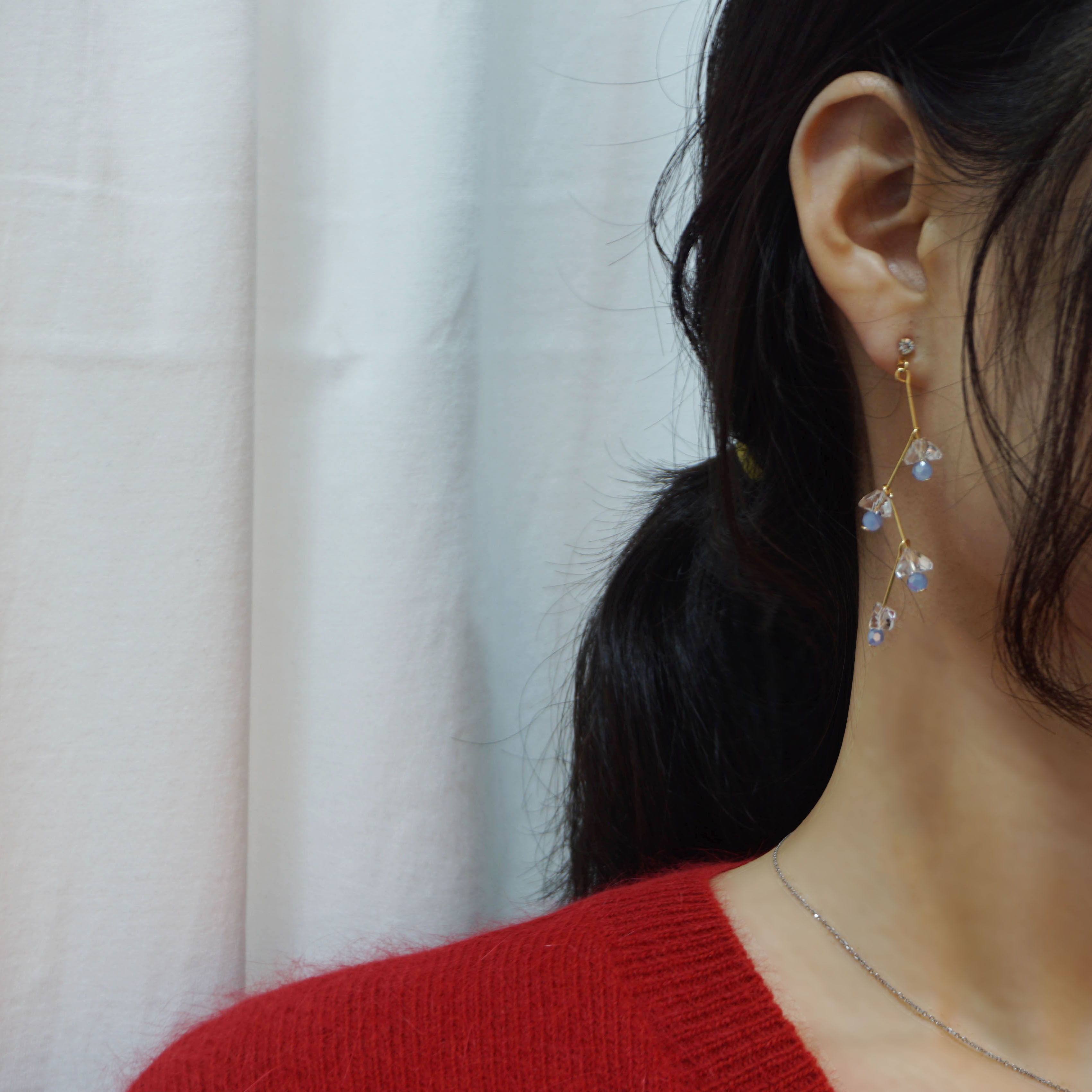 Simple earrings 10 species 5,000 won Women's gi
