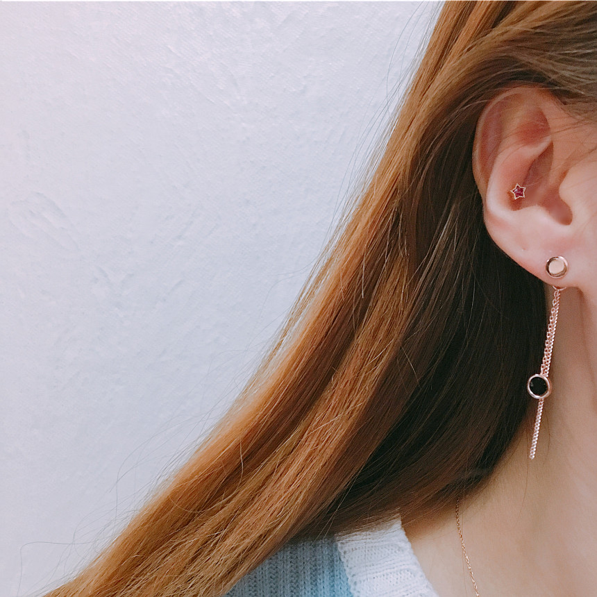 Lucie Annie Earrings 2color LKJ1006 Attractive wom