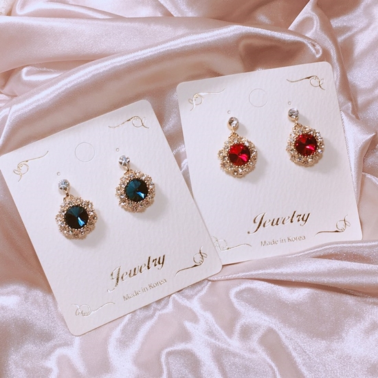 Fashionable Cubic Earrings Point Cycle Good Bling 