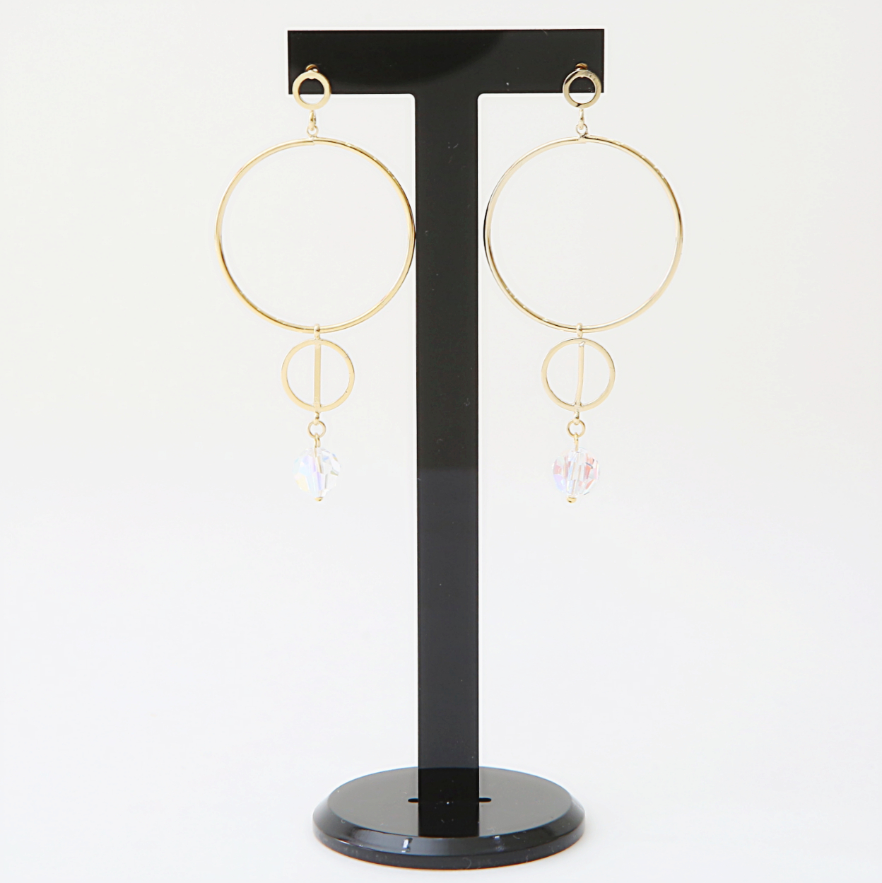 Mubas Swarovski Caraden Double Tingling Long Drop 