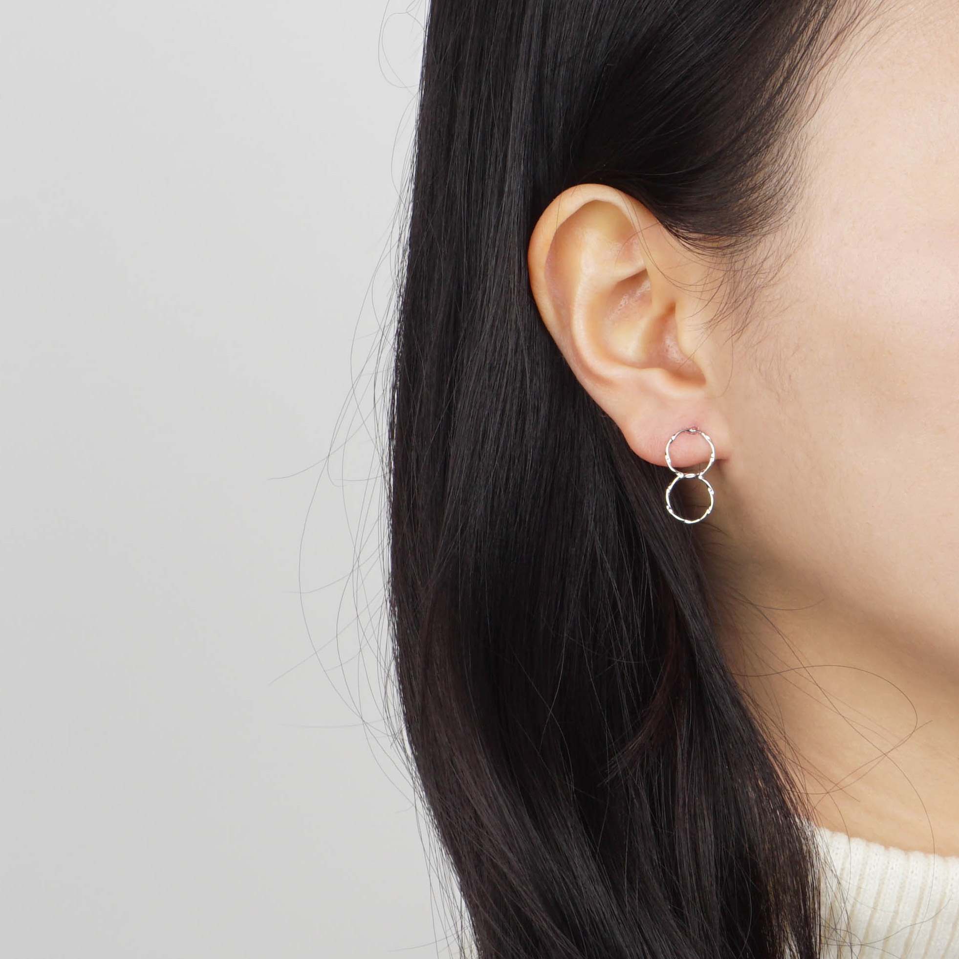 Simple earrings 10 species 3,000 yen Women's Da