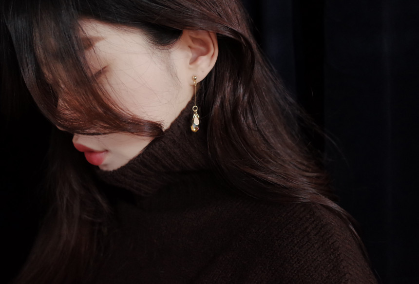 <b><p>Beneno Production Mourning NO.69 Billy Glass</p></b><b><p>ベネノ製作 無排 NO.69 ビリー グラス光沢 糸ドロップカンカンイヤリング スタイリッシュな</p></b><br /><br /><p align='center'>