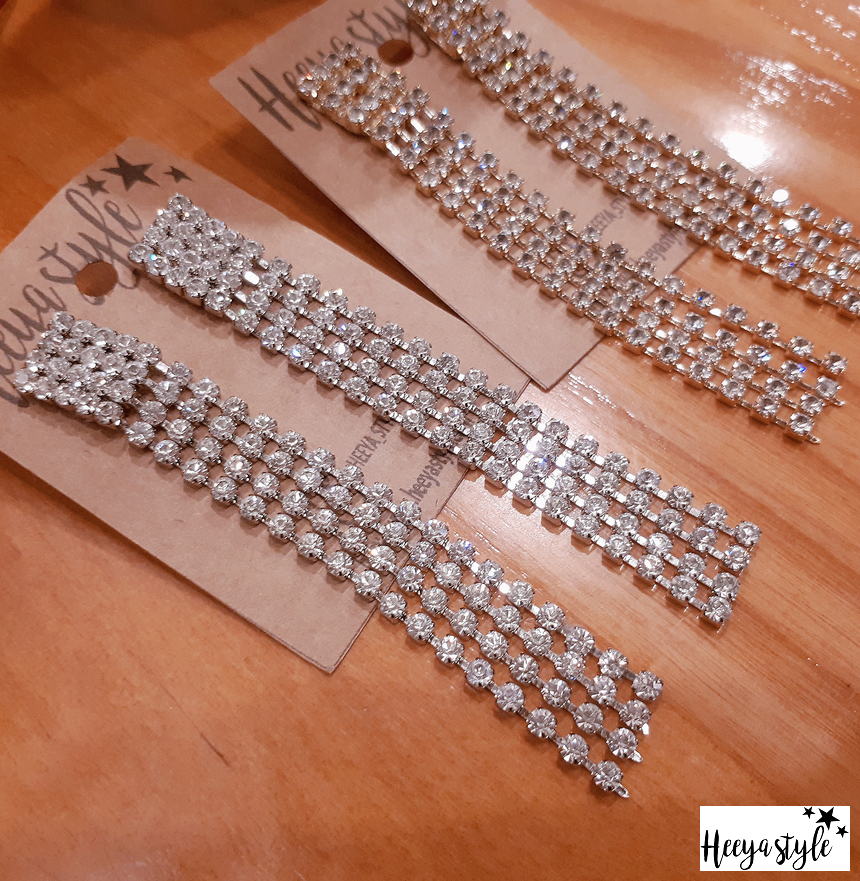 Cubic Chain 4-Line Drop Earring Earring Possible E