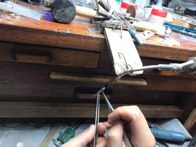 New Year gift fortune owl earrings year-end shoppi