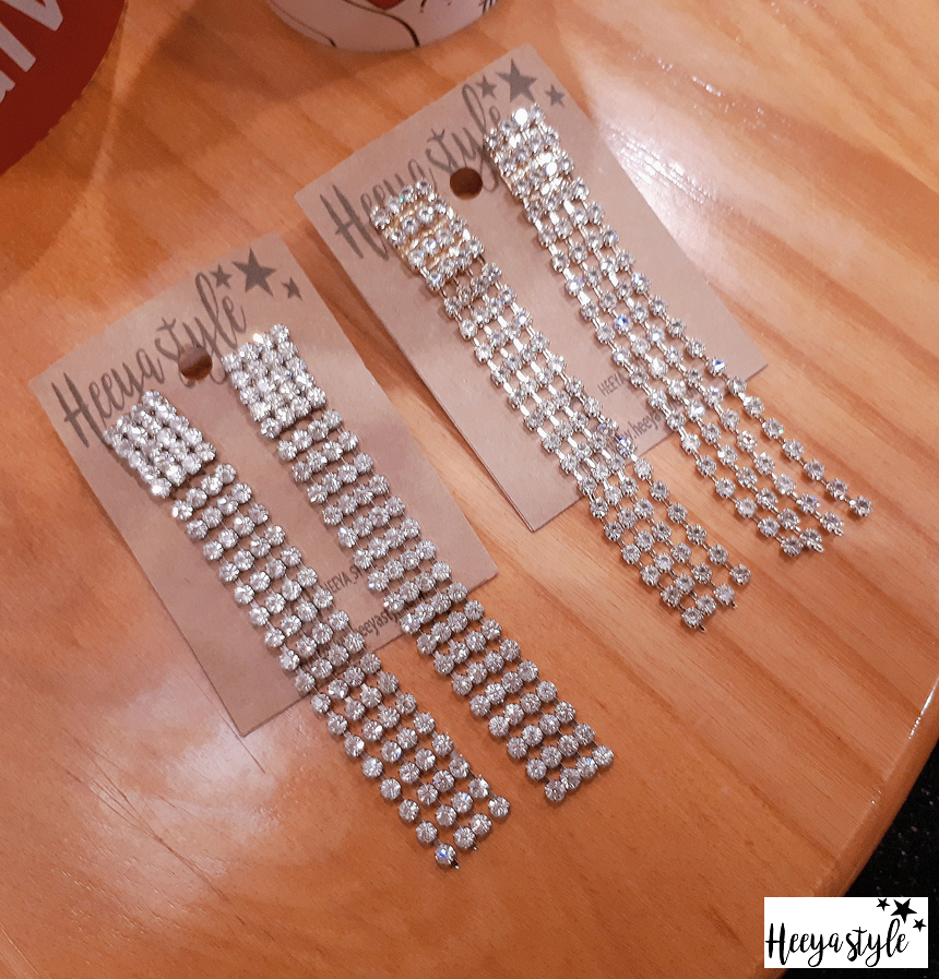 Cubic Chain 4-Line Drop Earring Earring Possible E