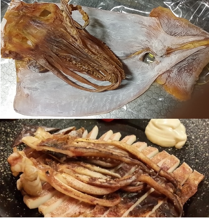 마른오징어 5마리 말린오징어 건조오징어 피데기 피대기 - 상세 이미지 3