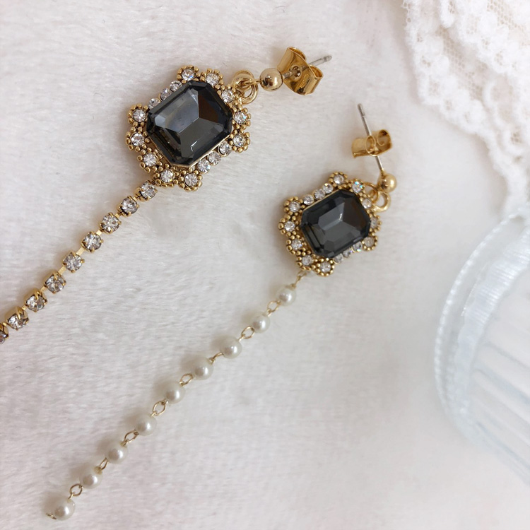 Petit Quartz Gemstones Antique Earrings Lovely Cod