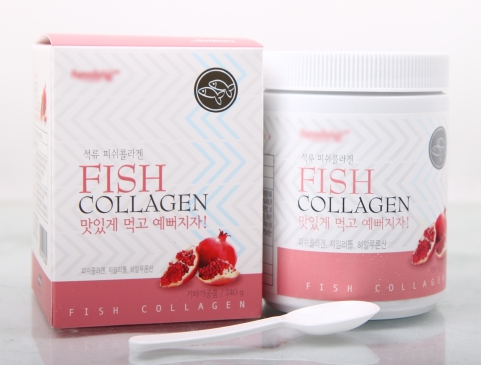 Effect of hyaluronic acid containing fish powder o