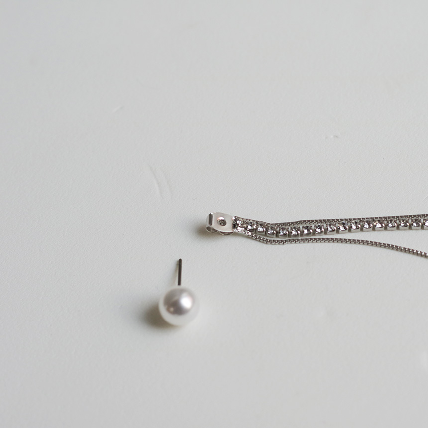 Twinkle Cubic Long Drop Earrings Women's Jewelr