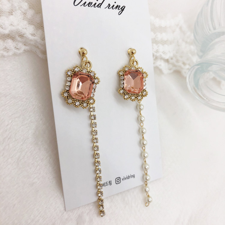 Petit Quartz Gemstones Antique Earrings Lovely Cod