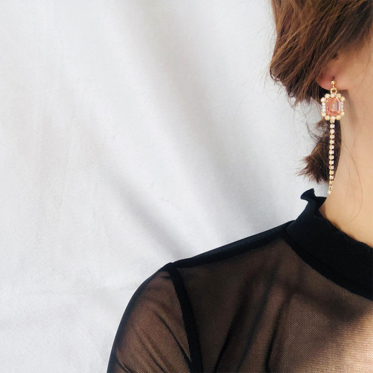 Petit Quartz Gemstones Antique Earrings Lovely Cod