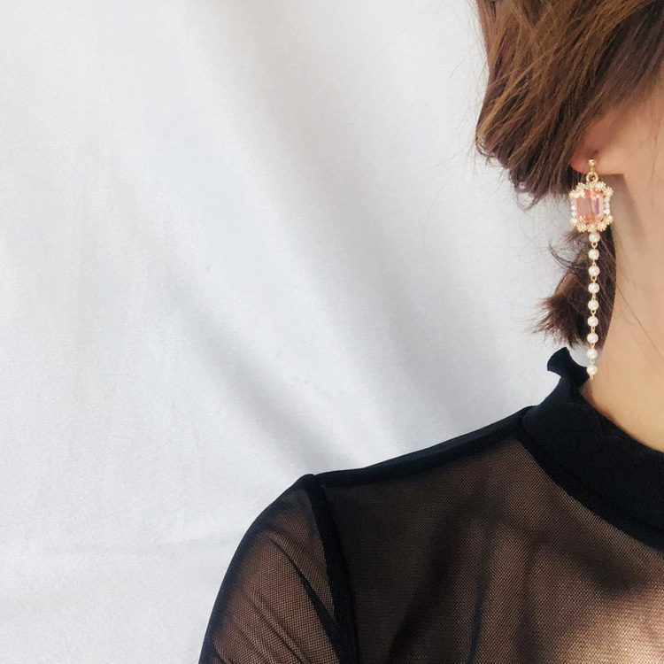 Petit Quartz Gemstones Antique Earrings Lovely Cod