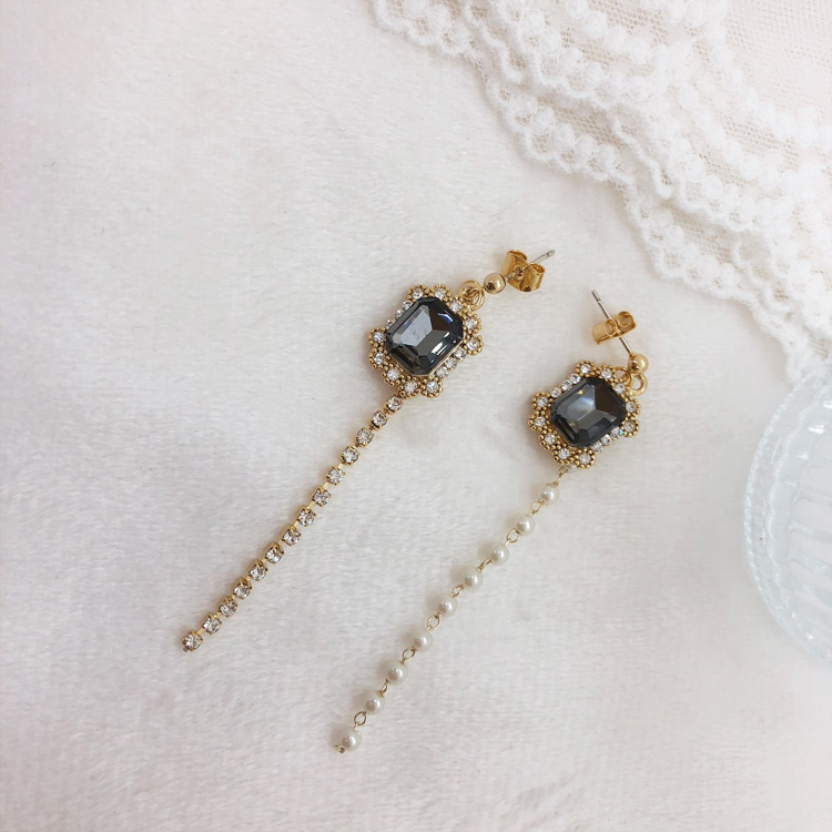 Petit Quartz Gemstones Antique Earrings Lovely Cod