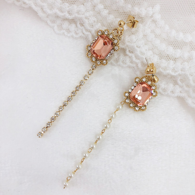 Petit Quartz Gemstones Antique Earrings Lovely Cod