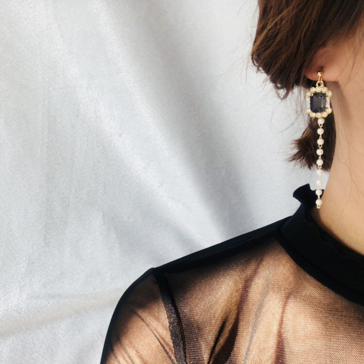 Petit Quartz Gemstones Antique Earrings Lovely Cod