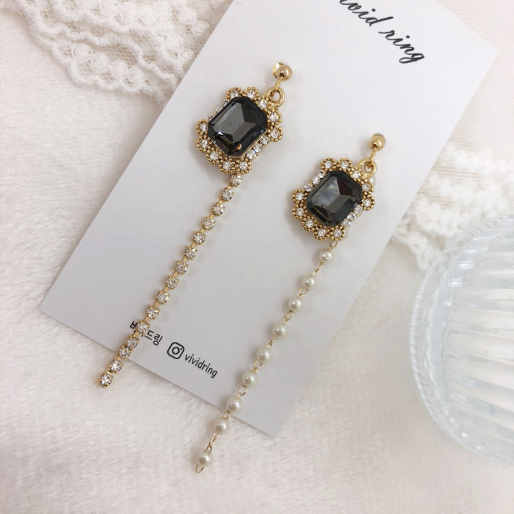 Petit Quartz Gemstones Antique Earrings Lovely Cod