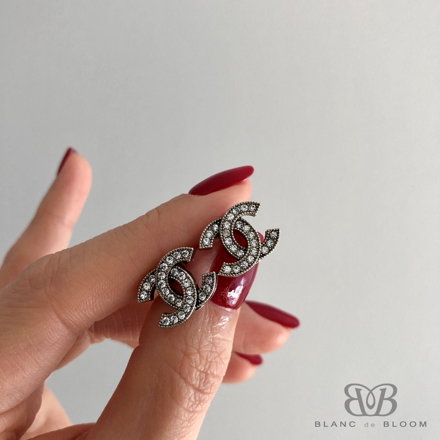 New Coco Cubic CC Earring 30s Earring Worker Luxur