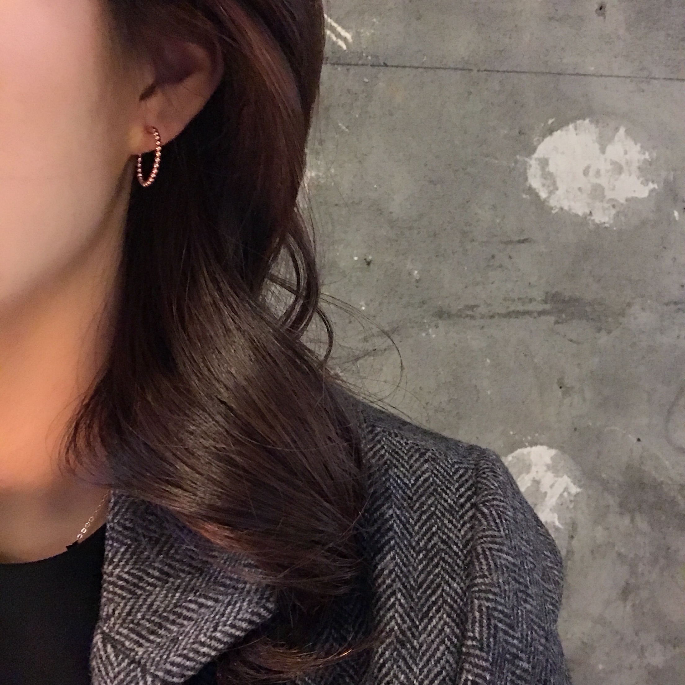 Silver 925 Pink Gold Plated Ring Earring Unique ac