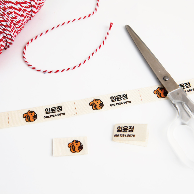 [주문제작]면라벨 컬러 Size30x10mm 끼움형 한글23 - 상세 이미지 4
