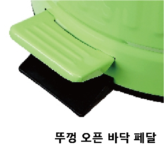 Interior detached vintage tin pedal recycle bin 5L