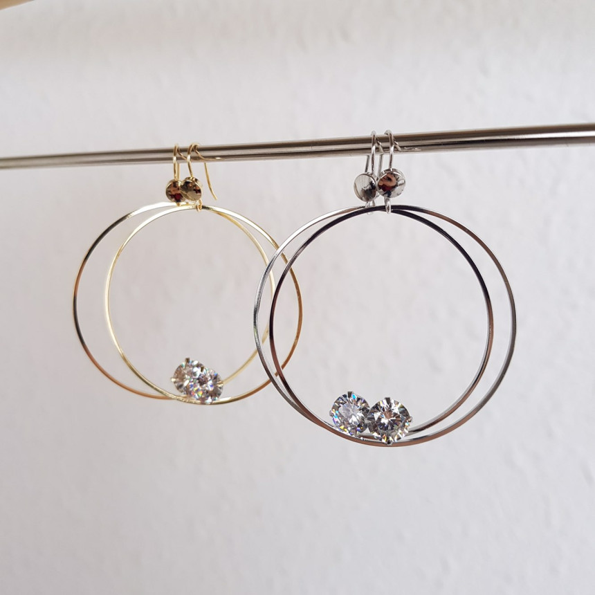 Debbie Cubic Earrings Wedding Looks Luxury Styling