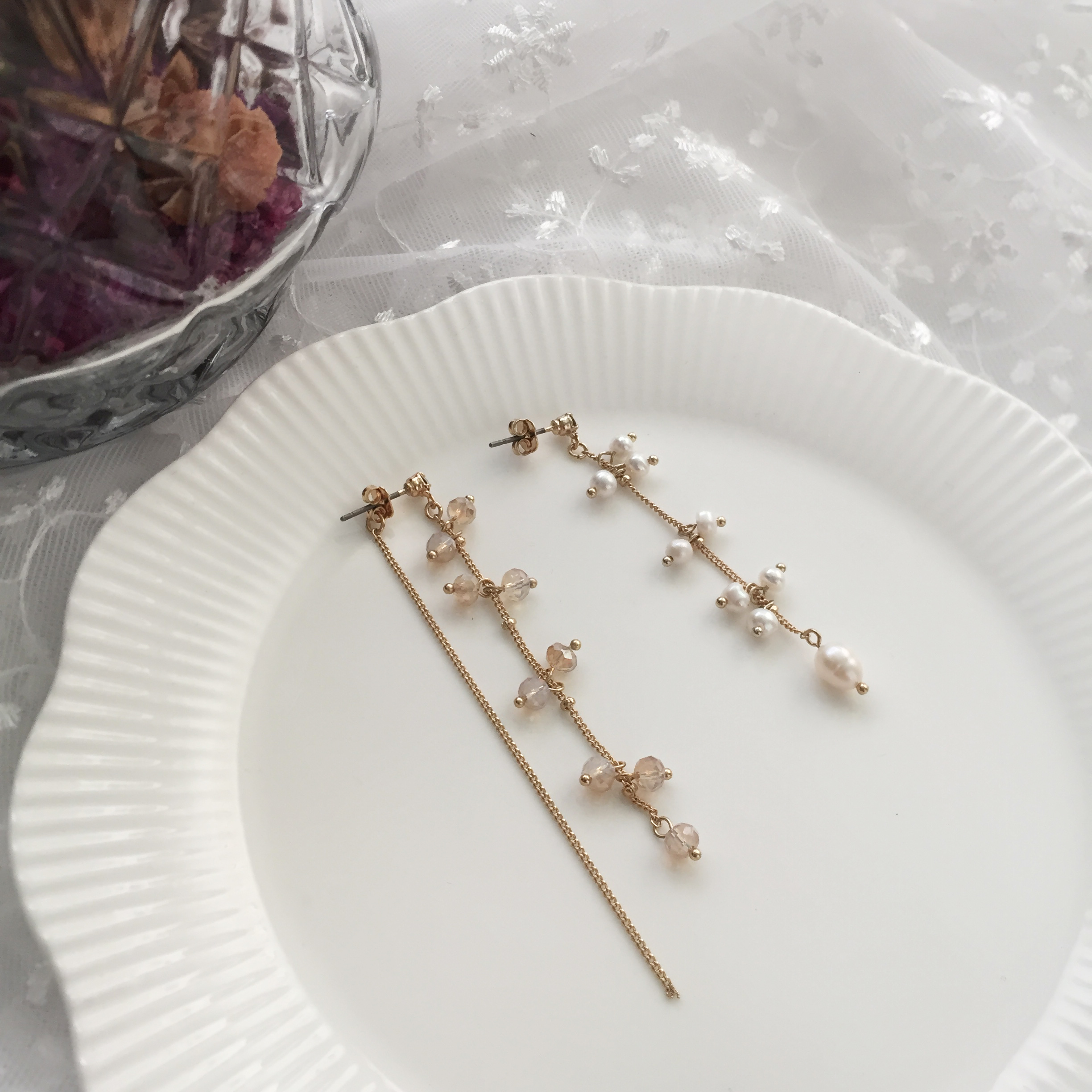 Free Shipping Rome titanium drop earrings chain pe
