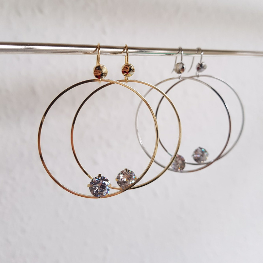 Debbie Cubic Earrings Wedding Looks Luxury Styling