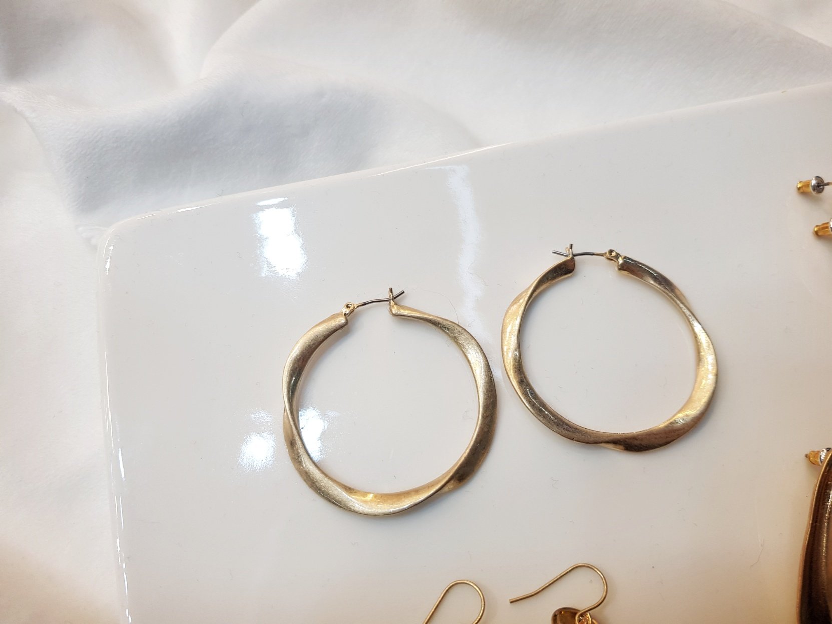 Gold Ring Earrings Fashion Jewelry Gentleman Class
