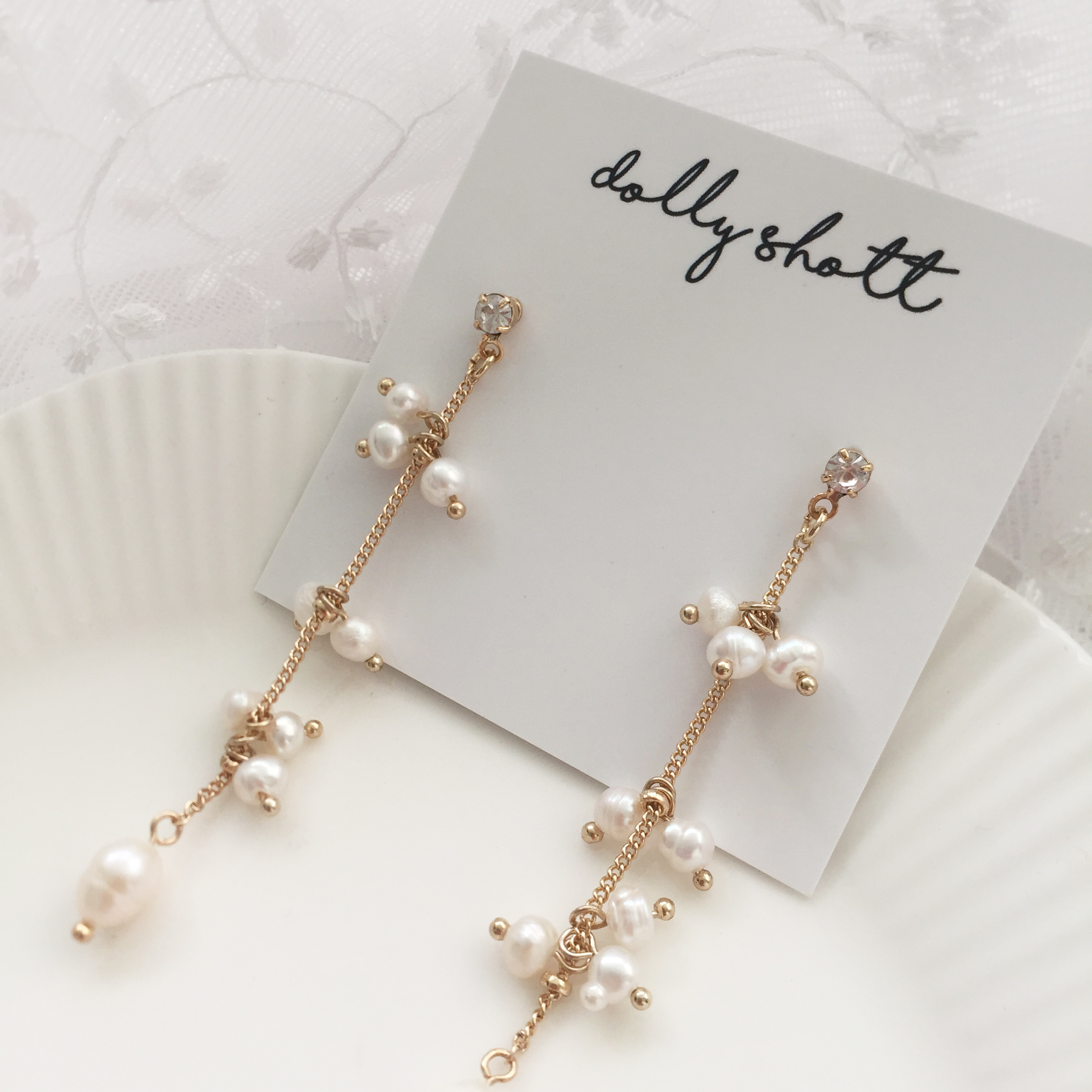 Free Shipping Rome titanium drop earrings chain pe