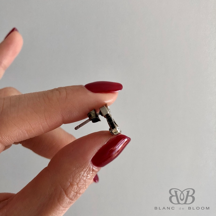 New Coco Cubic CC Earring 30s Earring Worker Luxur