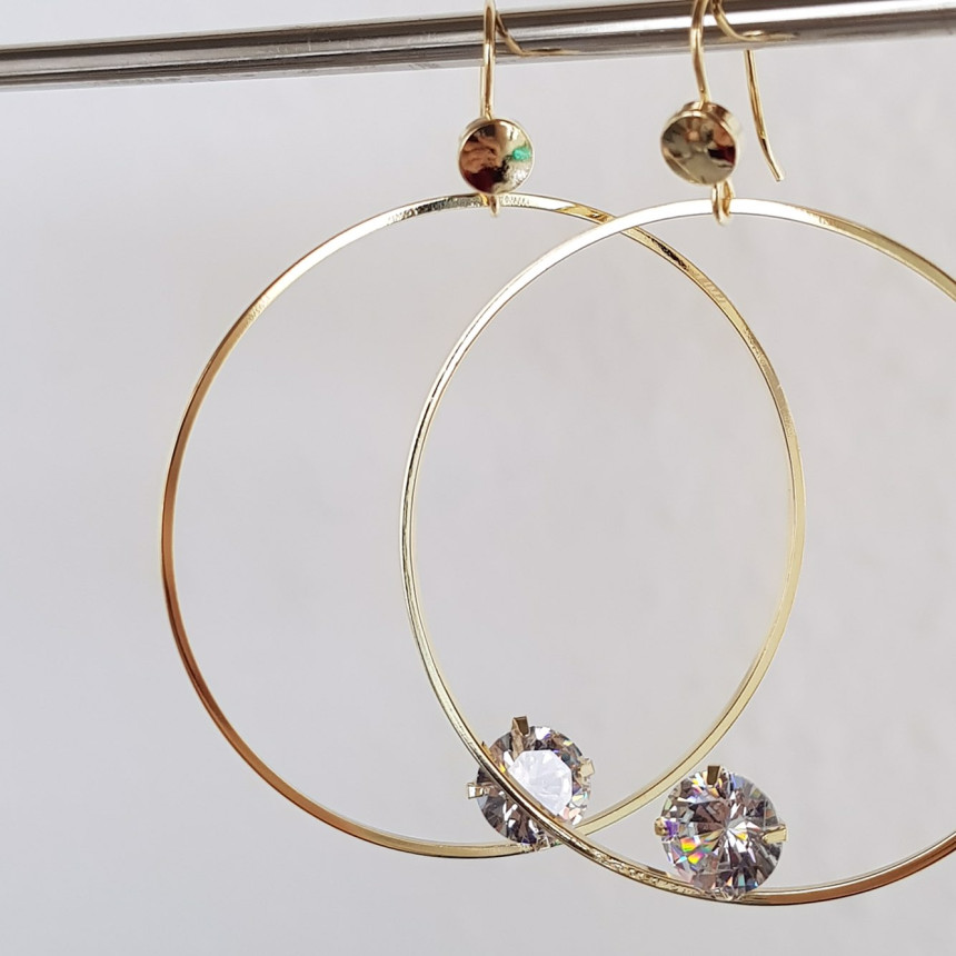 Debbie Cubic Earrings Wedding Looks Luxury Styling