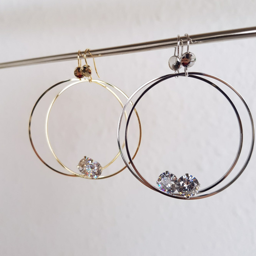 Debbie Cubic Earrings Wedding Looks Luxury Styling