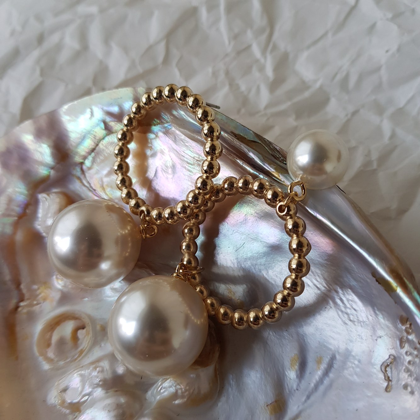 Leblanc Pearl Earrings Drop Earrings Wedding Look 