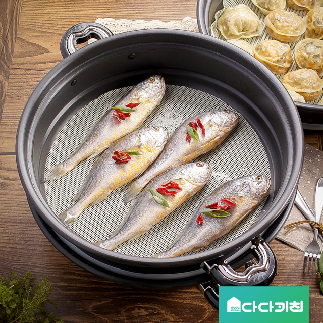 유진 토스코 경질 찜기 찜솥 2단 34cm