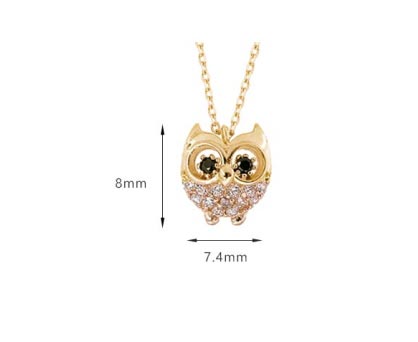 Shain J. 14k gold owl necklace 14k gift recommende