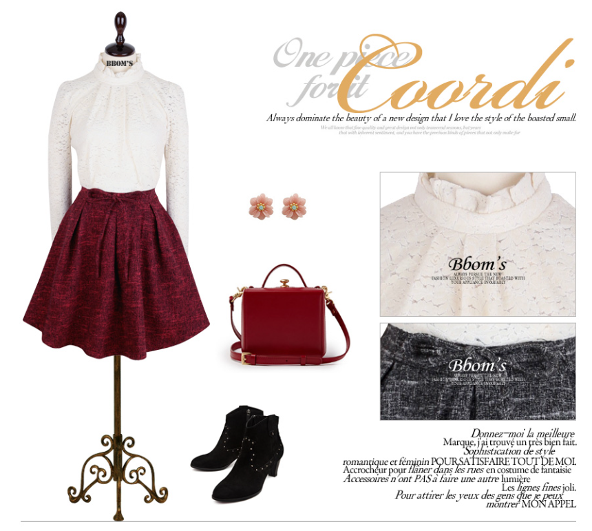 Tweed Winter Piece Women 20's Wedding