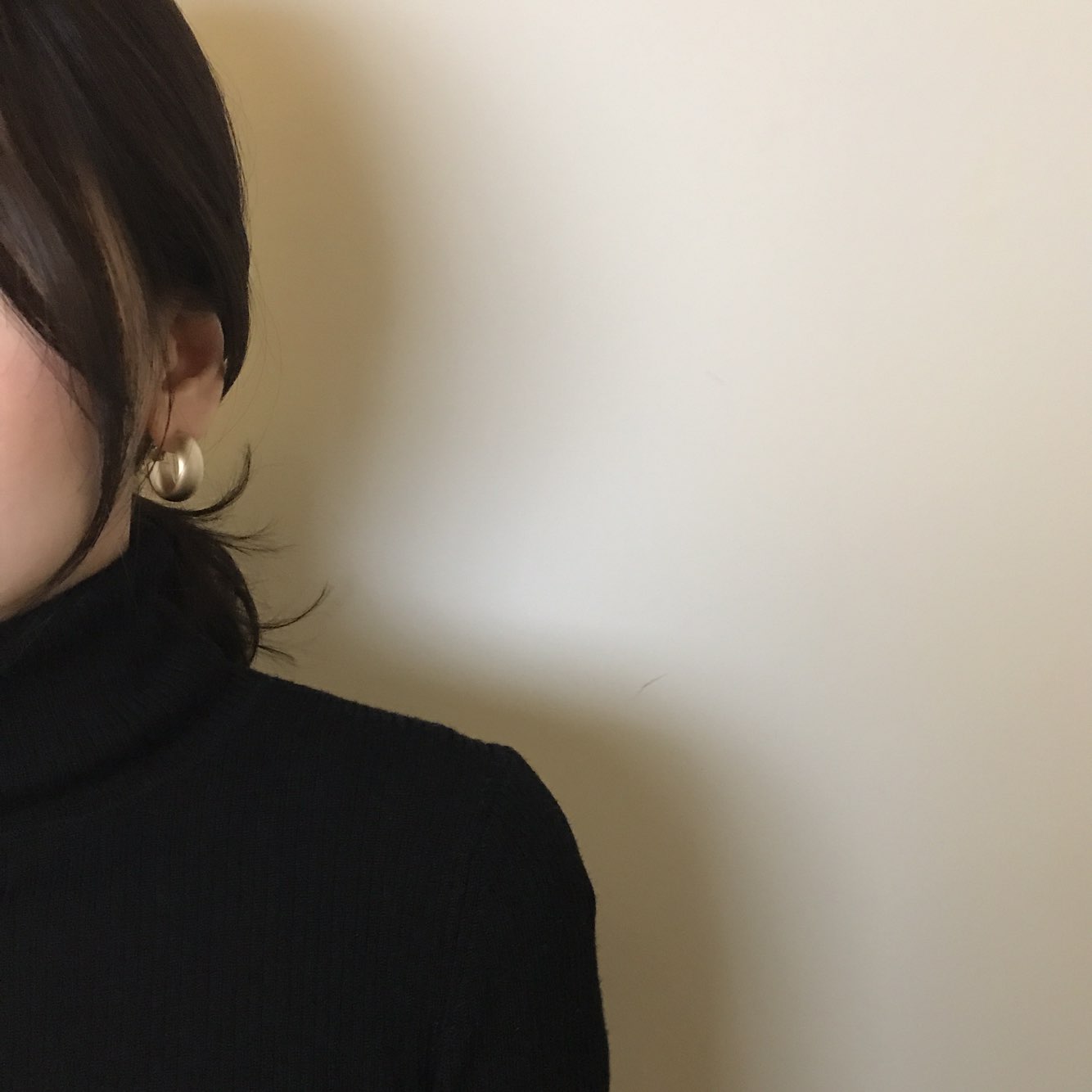 Simple Gold Daily Modern Earrings Charming Sique D