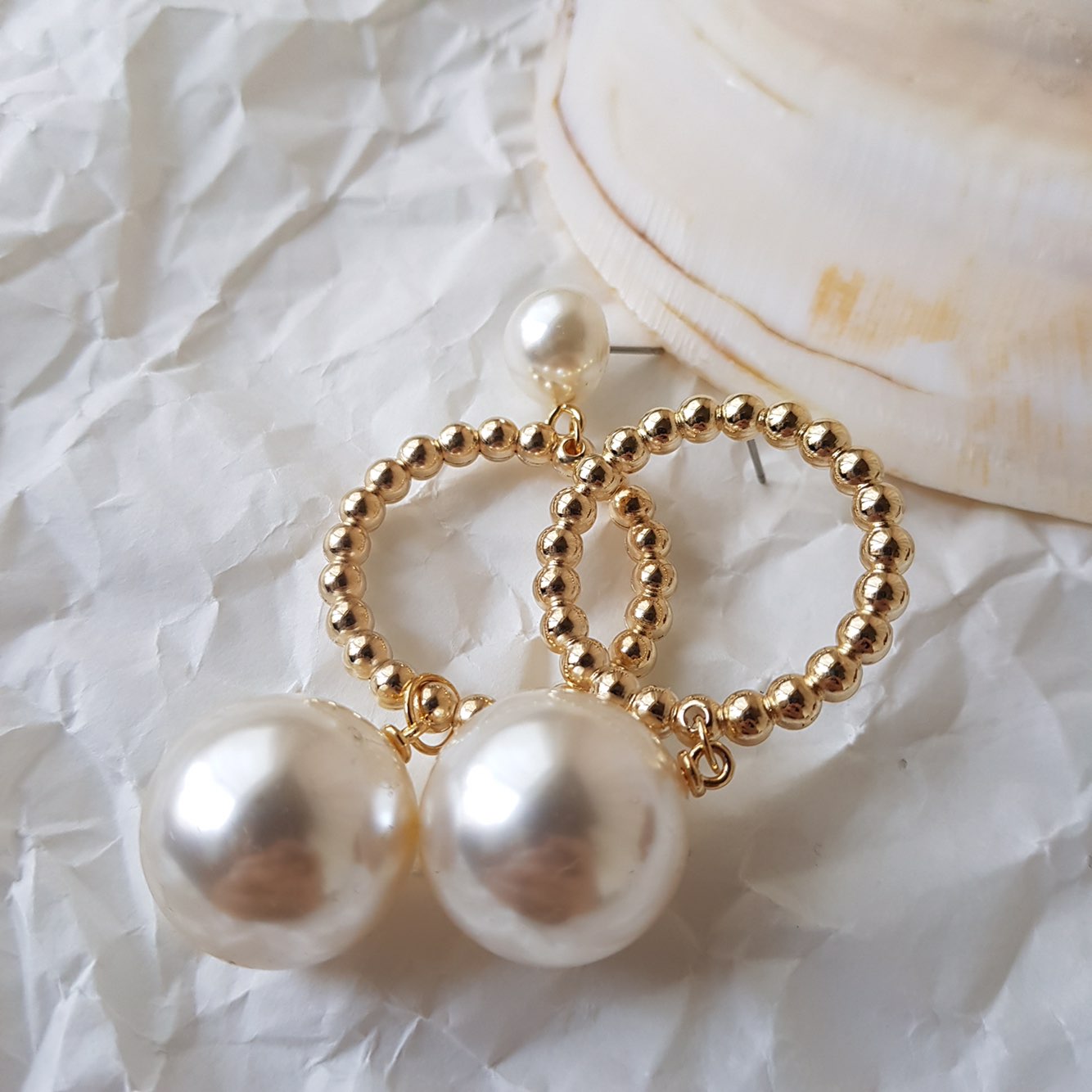 Leblanc Pearl Earrings Drop Earrings Wedding Look 