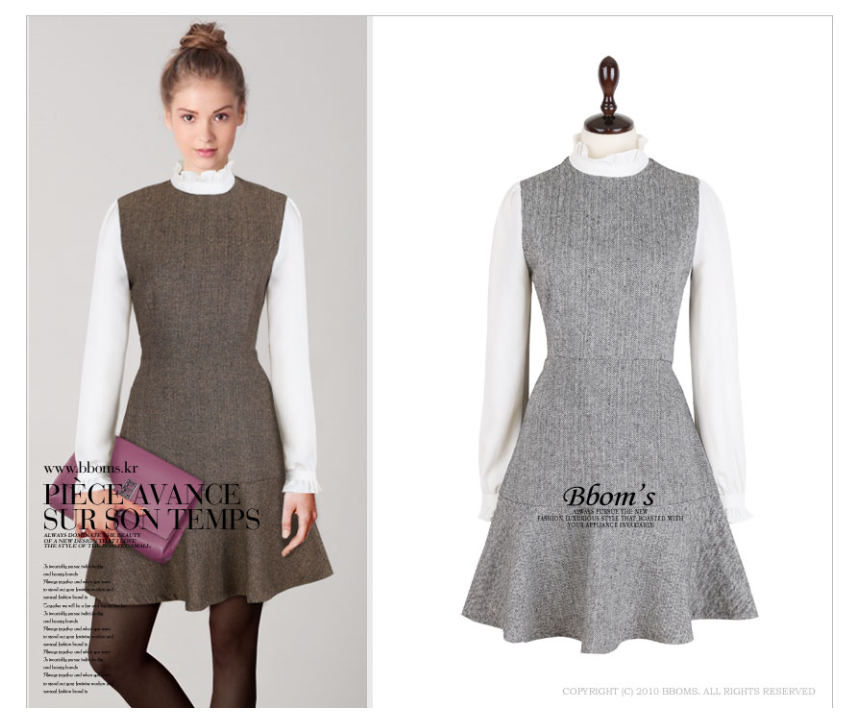 Tweed Winter Piece Women 20's Wedding