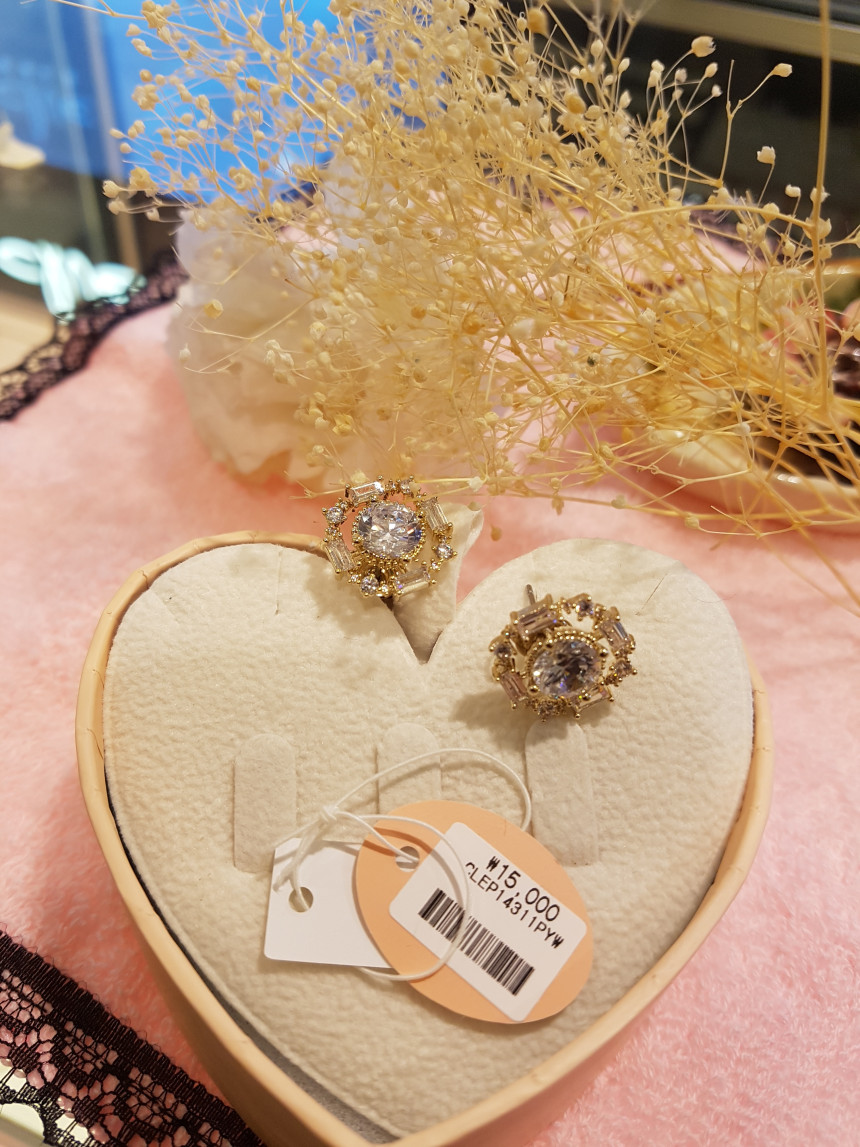 Clou brass earrings CLEP14311PYW