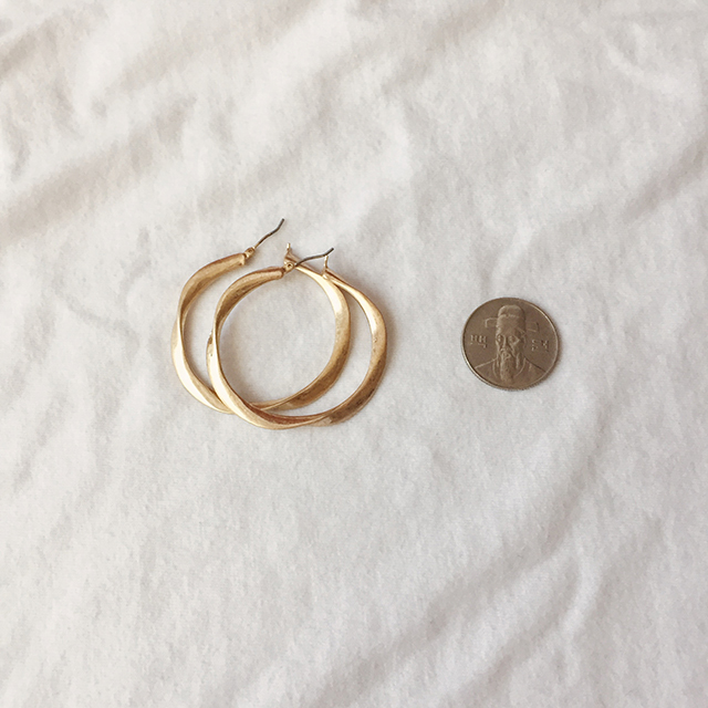 Tie Antique Gold Ring Earrings Titanium Point New 